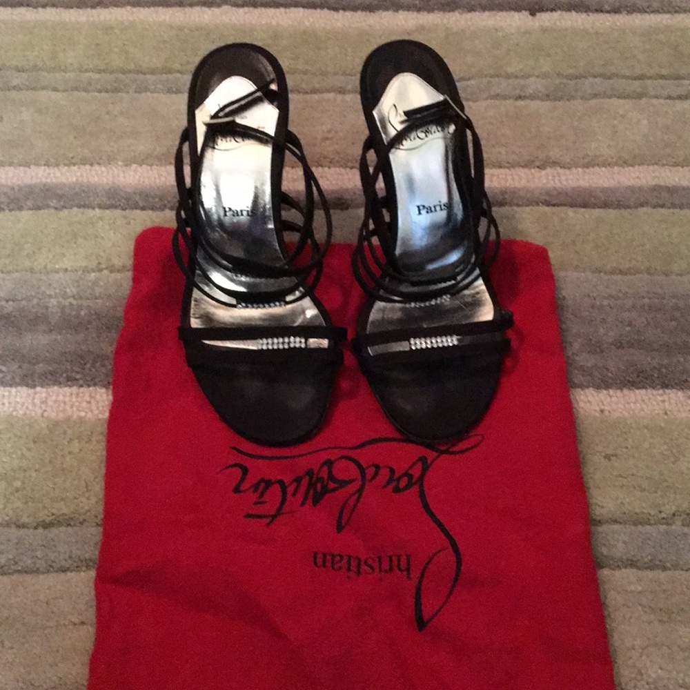 Christian Louboutin strappy heels